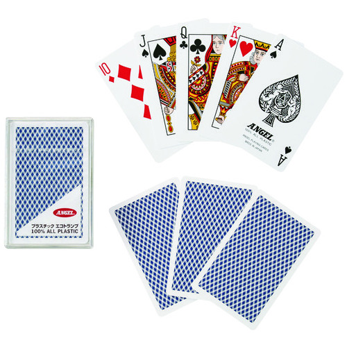 プラスチック製エコトランプ 青 APNN002 | カードゲーム | 介護用品
