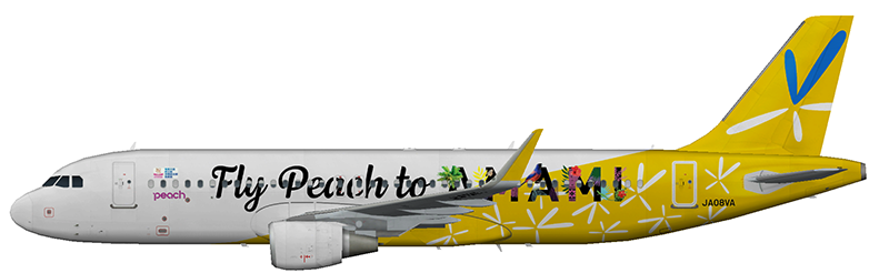 Peach Aviation – D12 Repaints