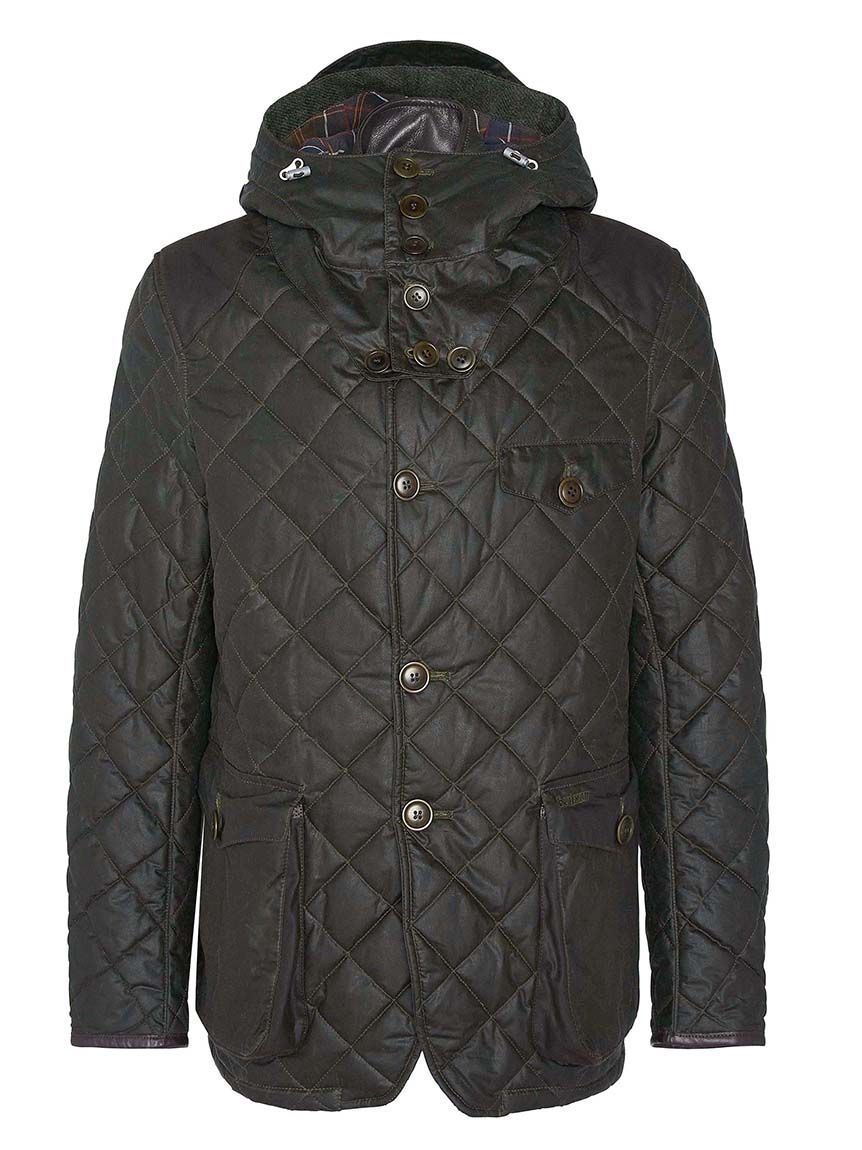 Barbour × TO KI TO》ドライビング キルティング ワックス ジャケット
