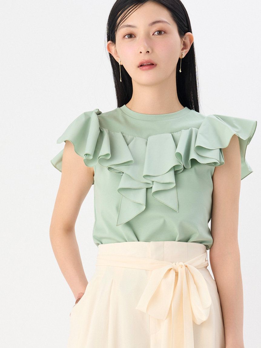 2Wayラッフルフリルトップス(カットソー)｜TOPS（トップス）｜CELFORD