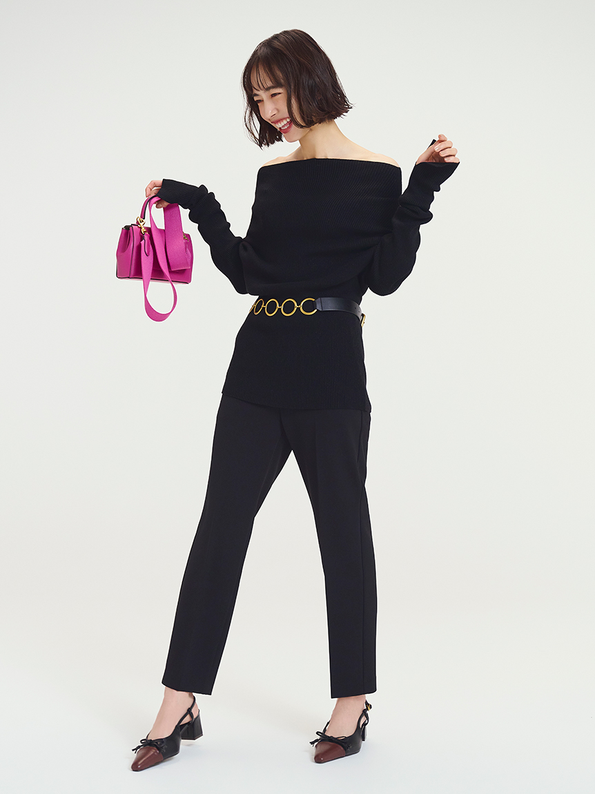 オフショルラメニット(ニット)｜トップス｜Mila Owen（ミラオーウェン