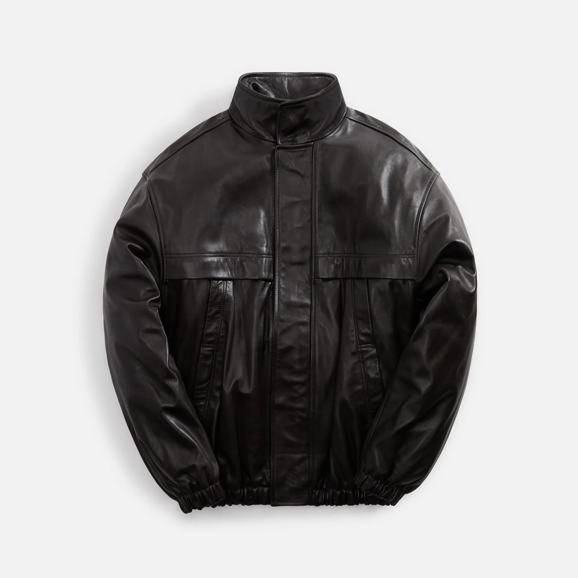Lemaire Boxy Leather Blouson - Dark Chocolate | Parallel