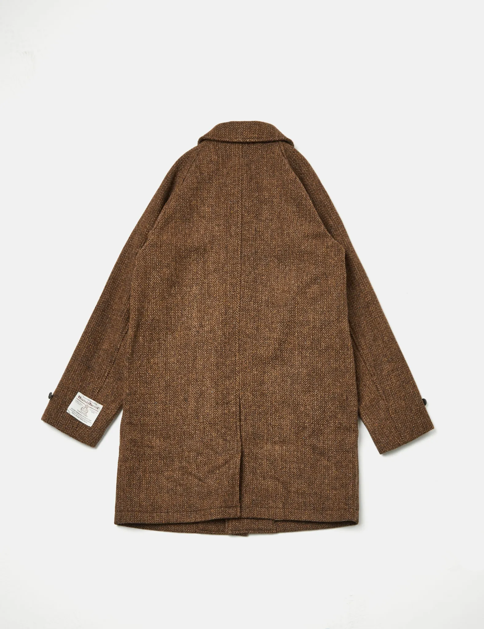 Beams Plus Harris Tweed Coat - Light Brown | Parallel