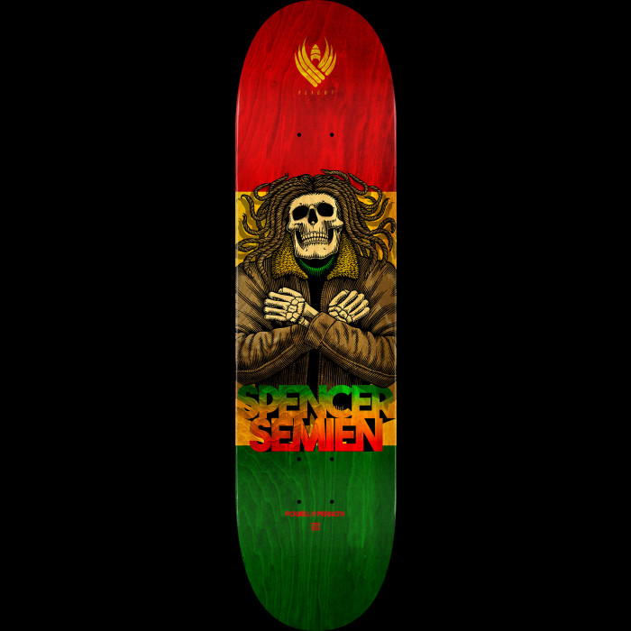 Powell Peralta Spencer Semien Dreads FLIGHT Skateboard Deck - 8.25