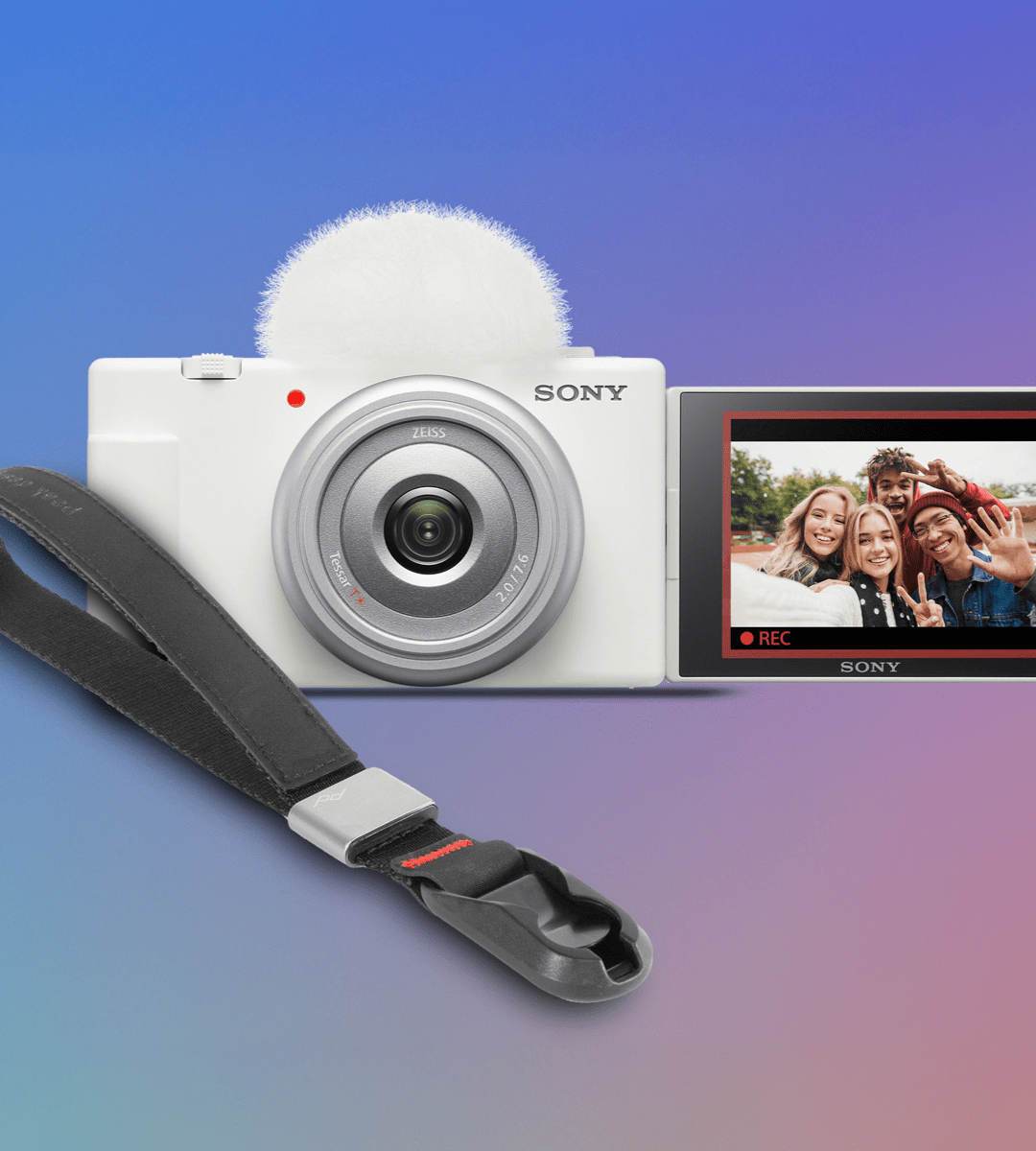 Sony ZV-1F Vlog Camera for Content Creators and Vloggers, Black