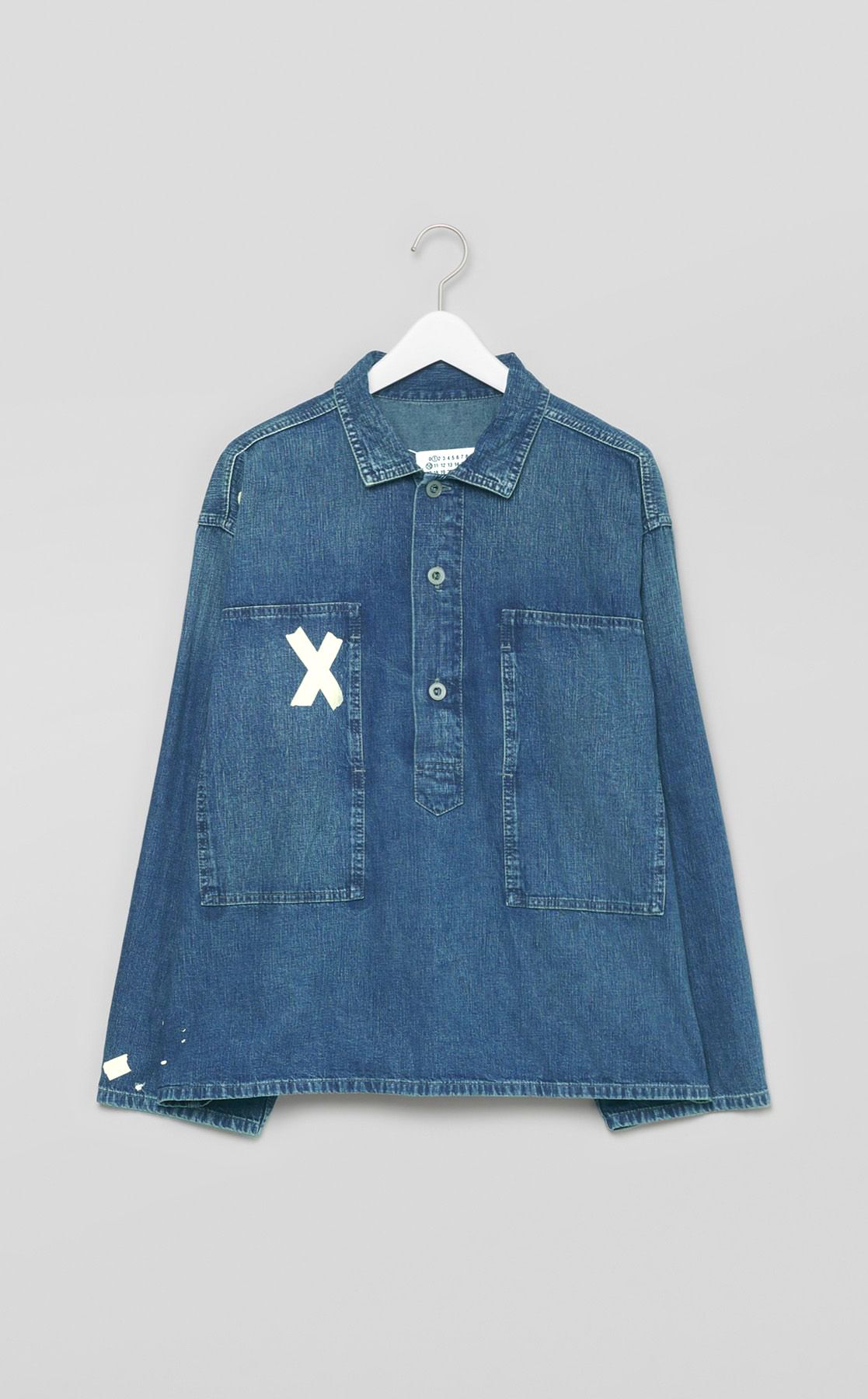 Maison Margiela｜ペイントデニムプルオーバー