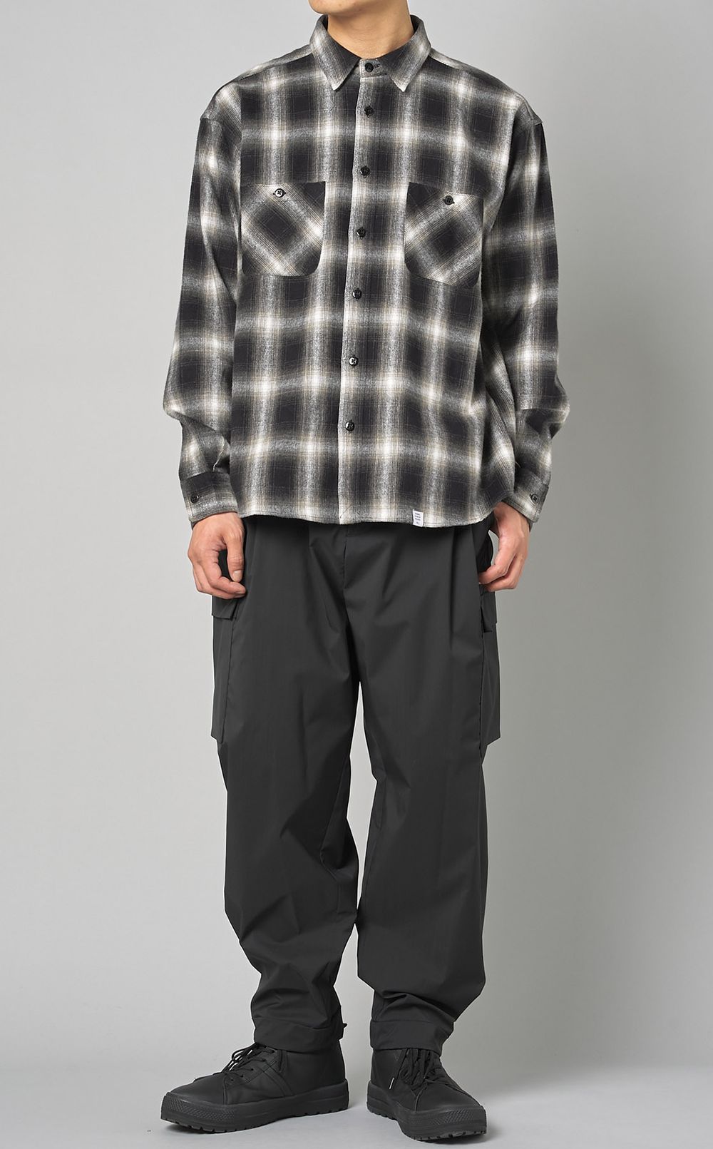 BEDWIN & THE HEARTBREAKERS｜コットンオンブレチェックシャツ