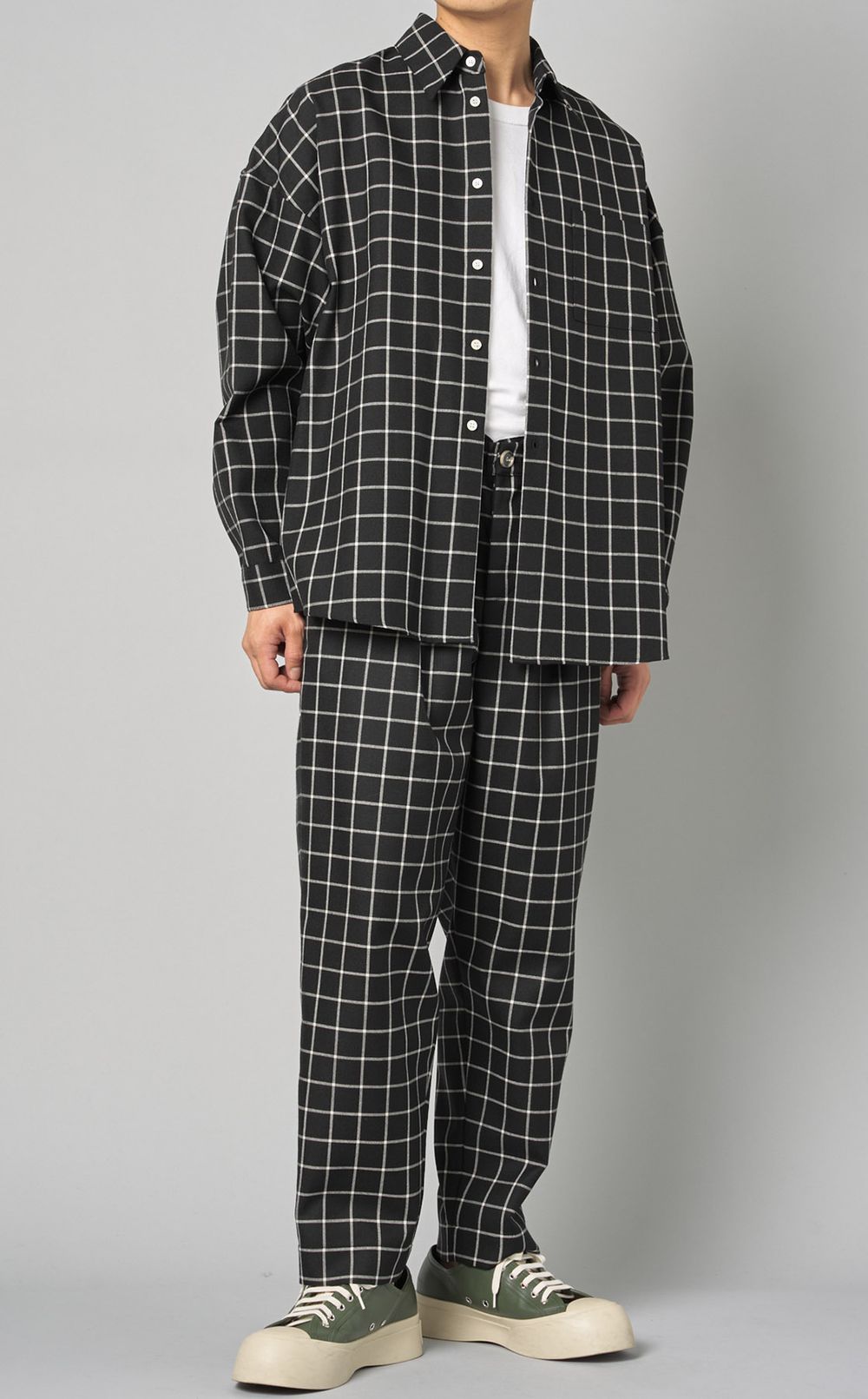 MARNI｜チェックウールシャツ