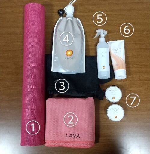 L'AVA スターターセット 5点♡ ホットヨガLAVAのスターターセットは