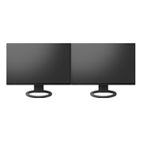 EIZOダイレクト｜EV2485 ブラック 2台セット: ビジネスモニター FlexScan