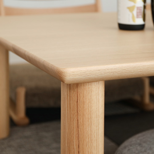 飛騨家具 nissin 日進木工 Slow スロウ 座卓 4本脚 国産家具 無垢