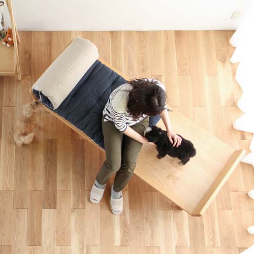 旭川家具 cosine コサイン お昼寝ソファ 国産家具 無垢 こども家具