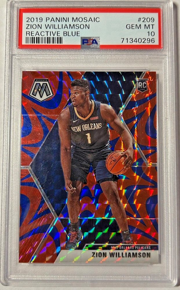 Auction Prices Realized Basketball Cards 2019 PANINI MOSAIC Zion