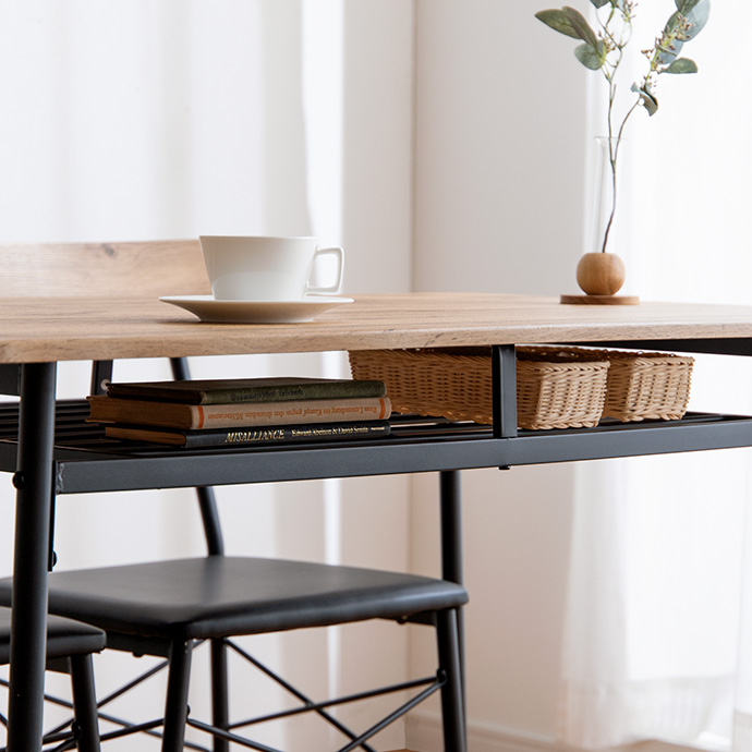 g155002]【4点セット】Roly 幅110cm ダイニングテーブル+ダイニング