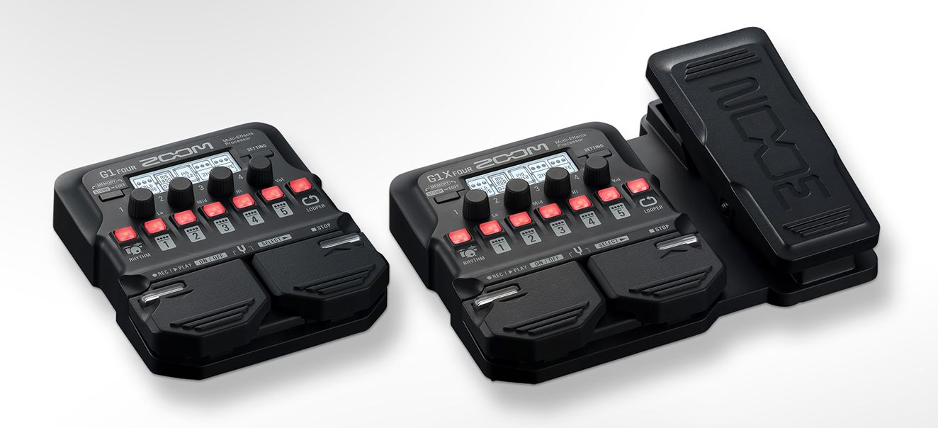 Zoom Announces G1 FOUR/G1X FOUR Multi FX Guitar Pedals