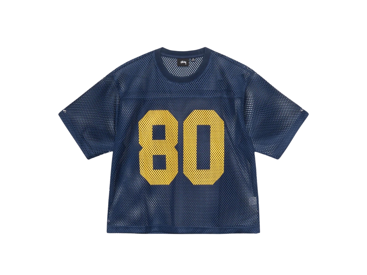 ช้อป Stussy Team Jersey 80 Navyของแท้ที่ SASOM