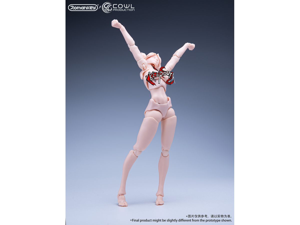 1/12 Romankey x COWL 超可動女性素体(ホワイト) (再販) | HLJ.co.jp