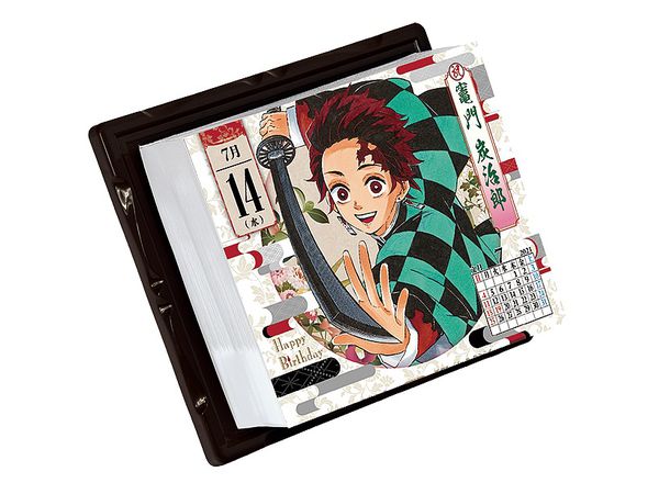 鬼滅の刃 コミックカレンダー 2021 特製缶入り日めくりカレンダー