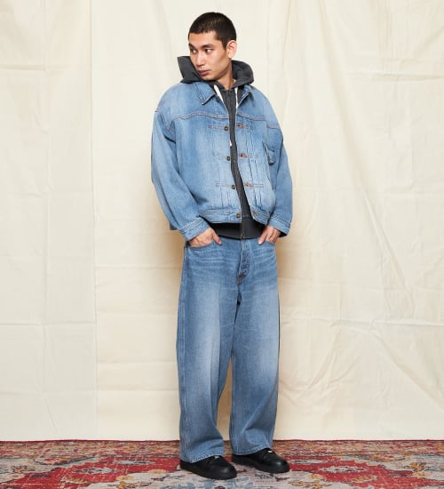 SUPERSIZED ビッグシルエットカウボーイデニムパンツ セットアップ対応