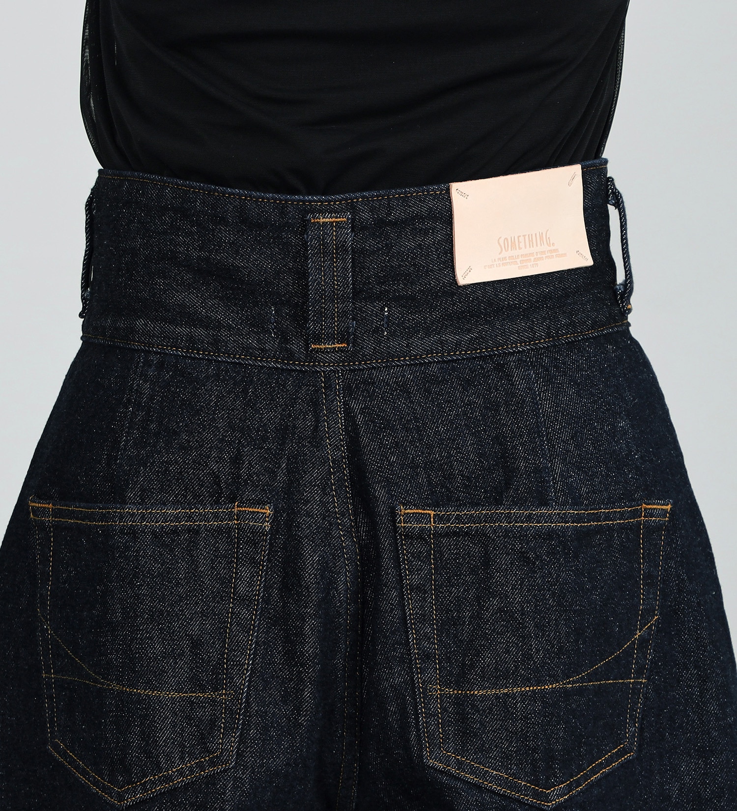 atelier SOMETHING TLEB BALLOON DENIM PANTS/カーブデニムパンツ