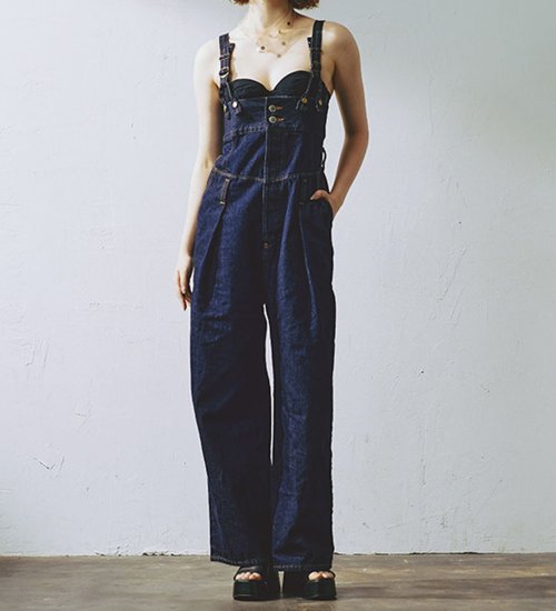 atelier SOMETHING LACE UP SALOPETTE/レースアップサロペット