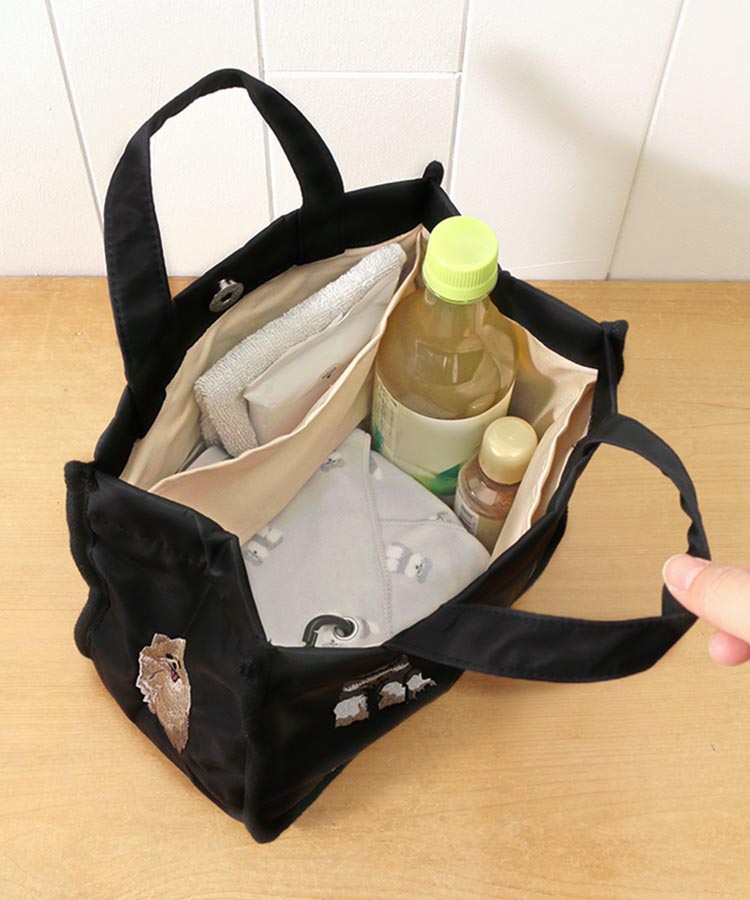 ナイロン刺繍ランチトート バッグ BAG トートバッグ トート ナイロン