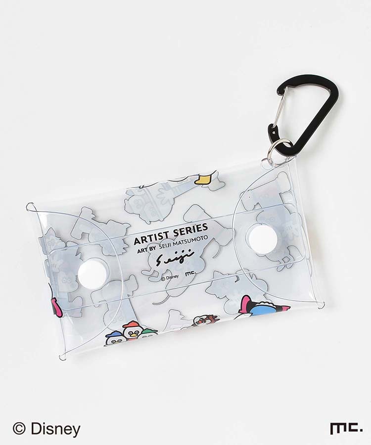 ディズニー 松本セイジクリアマルチケース ポーチ 携帯小物 小物入れ