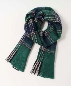 アクリルモヘアチェックストール | Bleu Bleuet（ブルーブルーエ）公式通販