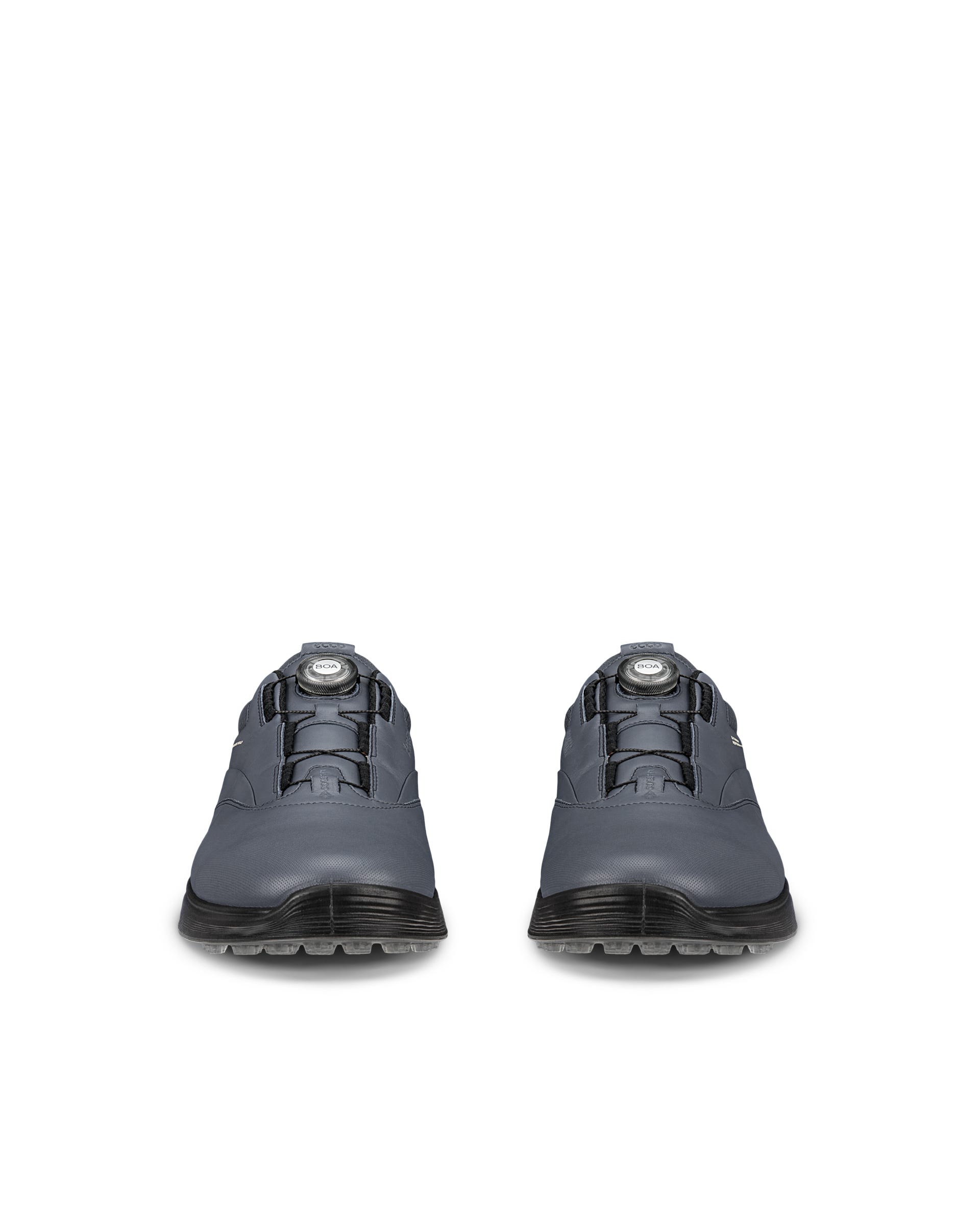 ECCO Golf S Three BOA メンズ レザーGore-Texゴルフシューズ | ブルー