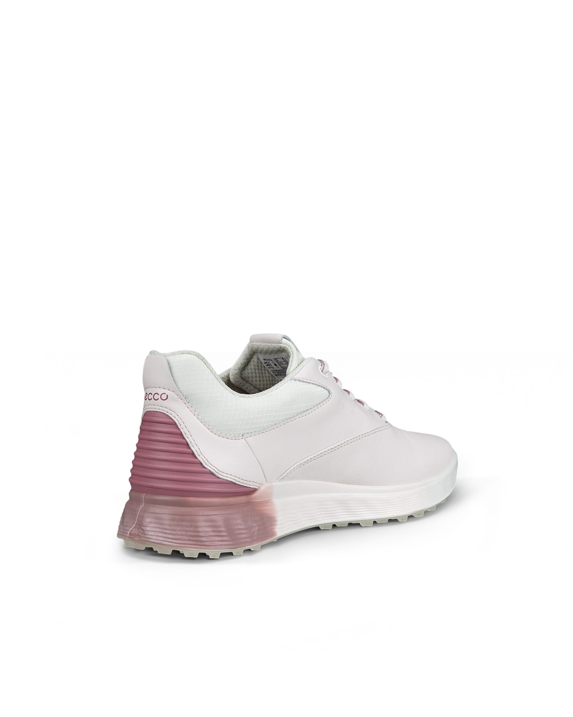 ECCO Golf S Three ウィメンズ レザーGore-Texゴルフシューズ | ピンク