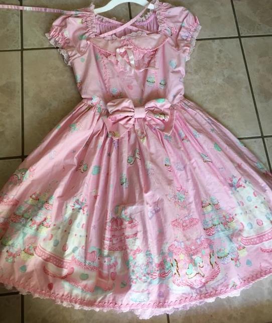 Angelic Pretty Decoration Dream Pink OP - Dresses - Lace Market