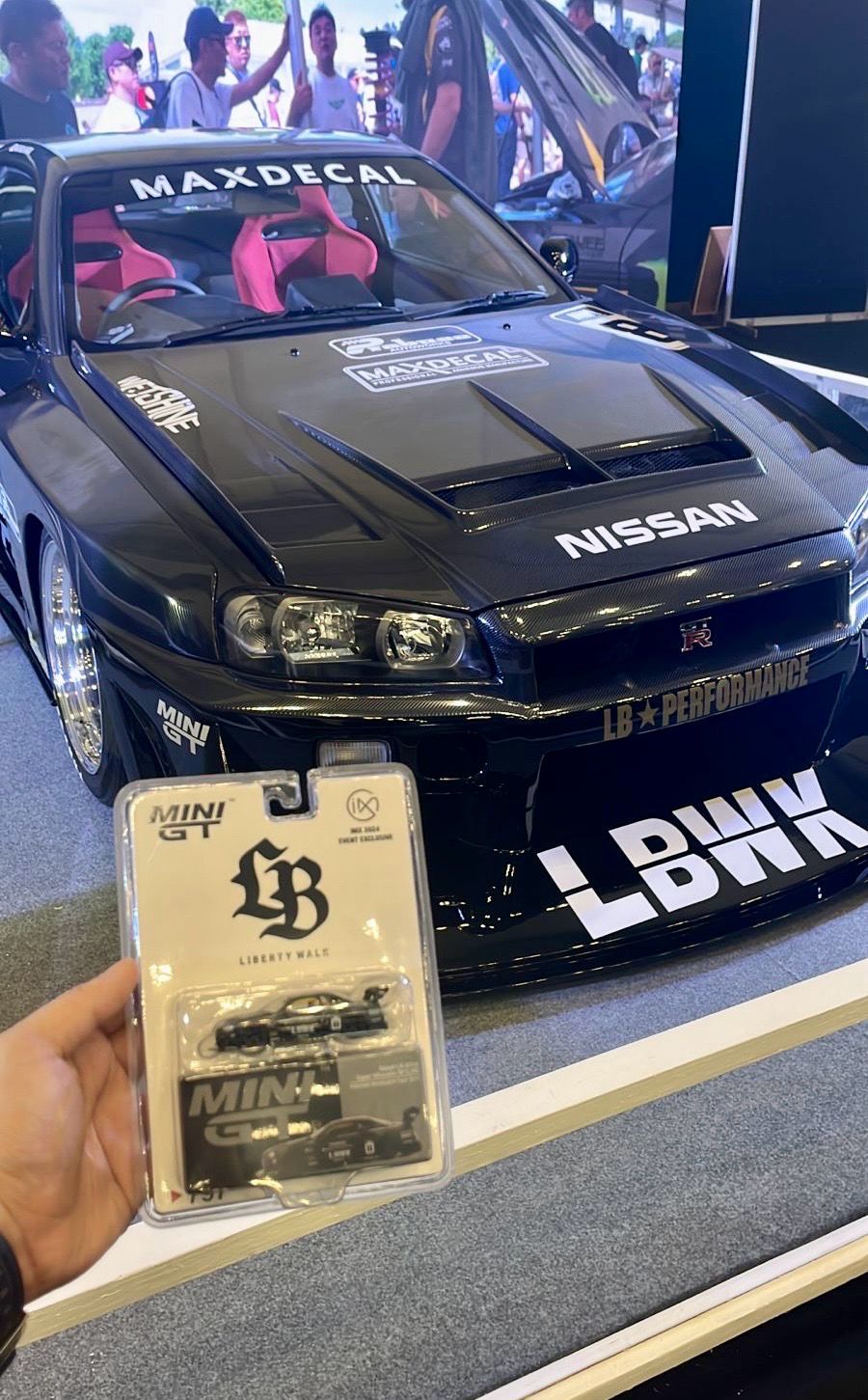 797 MINI GT Nissan LB-ER34 Super Silhouette Skyline Liberty Walk