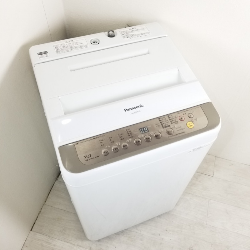 7.0kg 全自動洗濯機 パナソニック 2017年製造 NA-F70PB10 送風乾燥機能