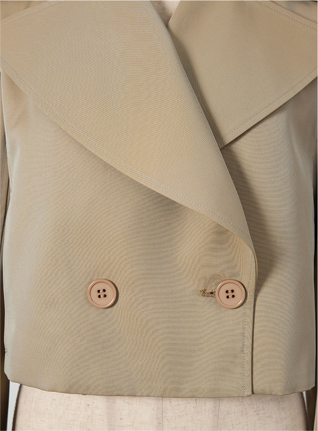 東原亜希 FORME 2025 SPRING SHORT TRENCH COAT