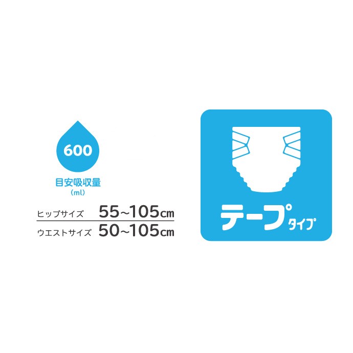 ネピアテンダー テープタイプ Mサイズ 28枚