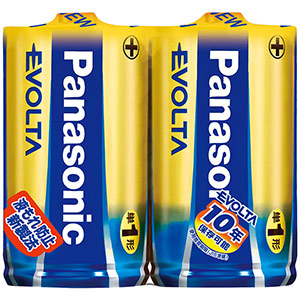 エボルタ アルカリ乾電池 単3 2本／組 LR6EJ／2B | 【ミドリ