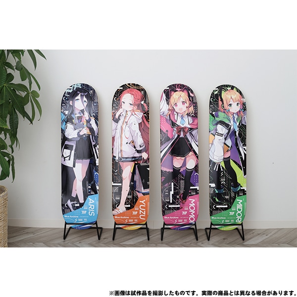 ブルーアーカイブ スケートデッキ B:ユズ 描き下ろしver.【受注生産