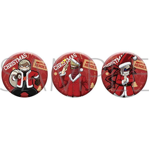僕のヒーローアカデミア 缶バッジセット／クリスマス（爆豪・ベスト