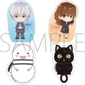 氷属性男子とクールな同僚女子 缶バッジセット: キャラグッズ