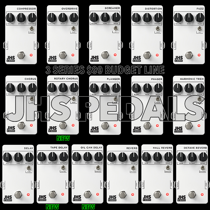 Guitar Pedal X - GPX Blog - JHS Pedals further expands its 3