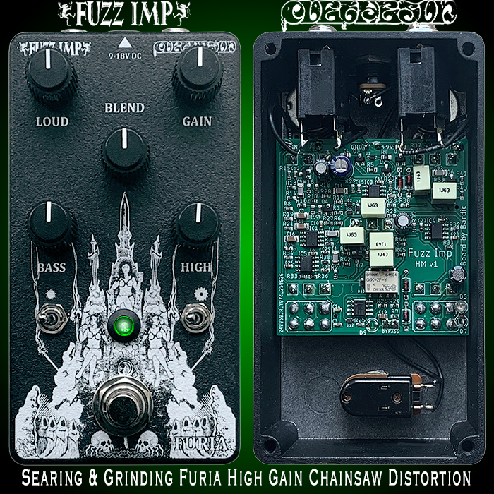 Guitar Pedal X - News - The Fuzz Imp Furia Chainsaw Distortion