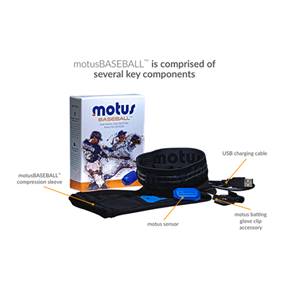 Motus Baseball Throwing and Batting Analysis Sensor System: MOTUS