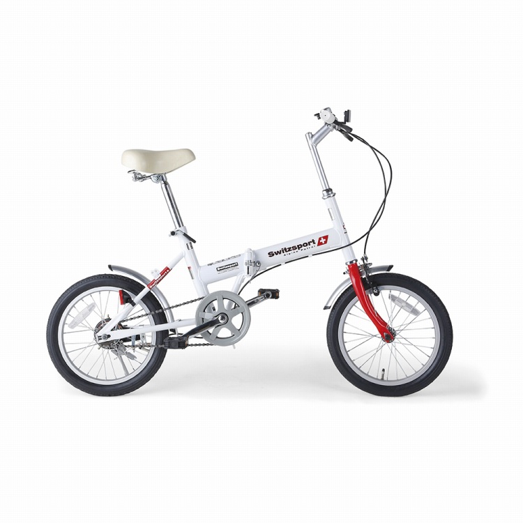 スウィツスポート 16型折りたたみ自転車（ライト・カギ付