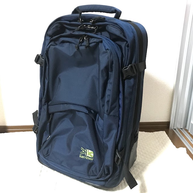 機内持ち込みキャリーバッグ「Karrimor airport pro 40」は機動力最強