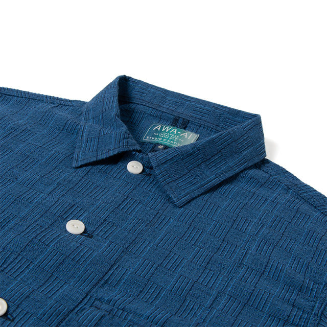 阿波しじら織り長袖シャツ【5706B】 – STUDIO D'ARTISAN ONLINE STORE