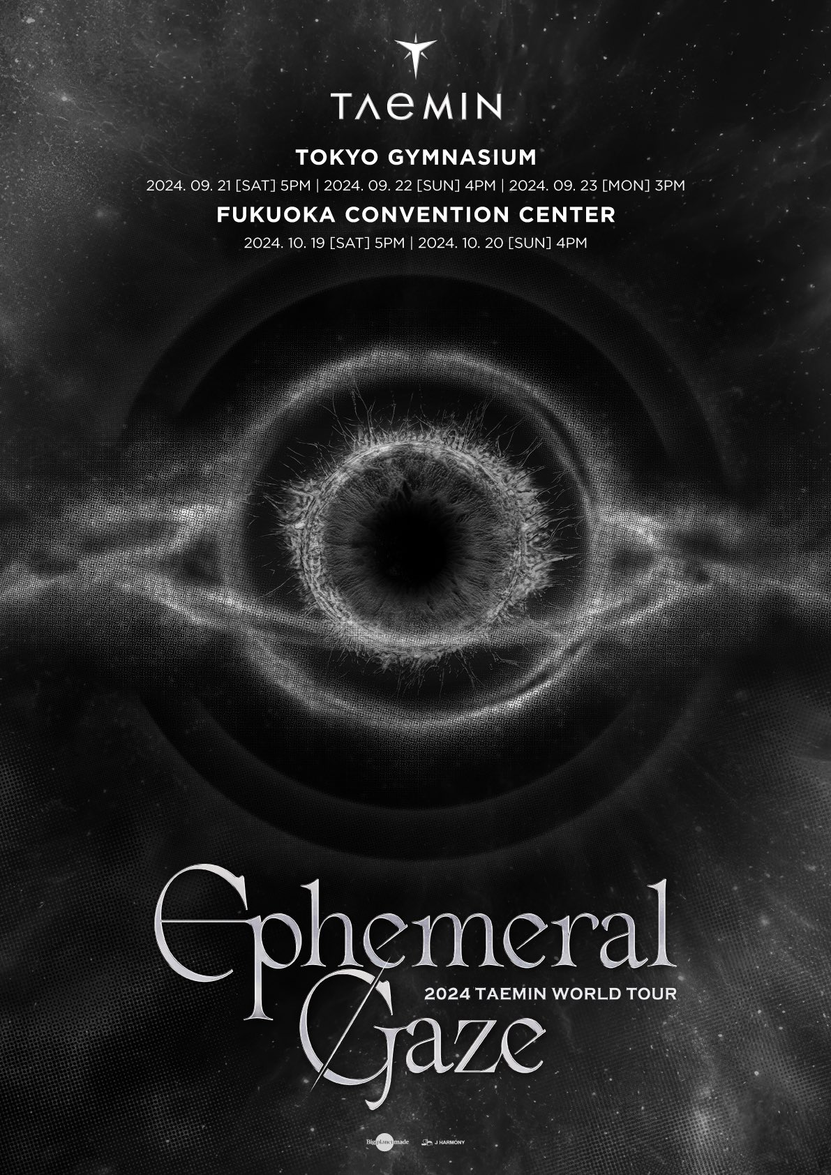 テミン（SHINee）初のソロワールドツアー『Ephemeral Gaze』開催決定