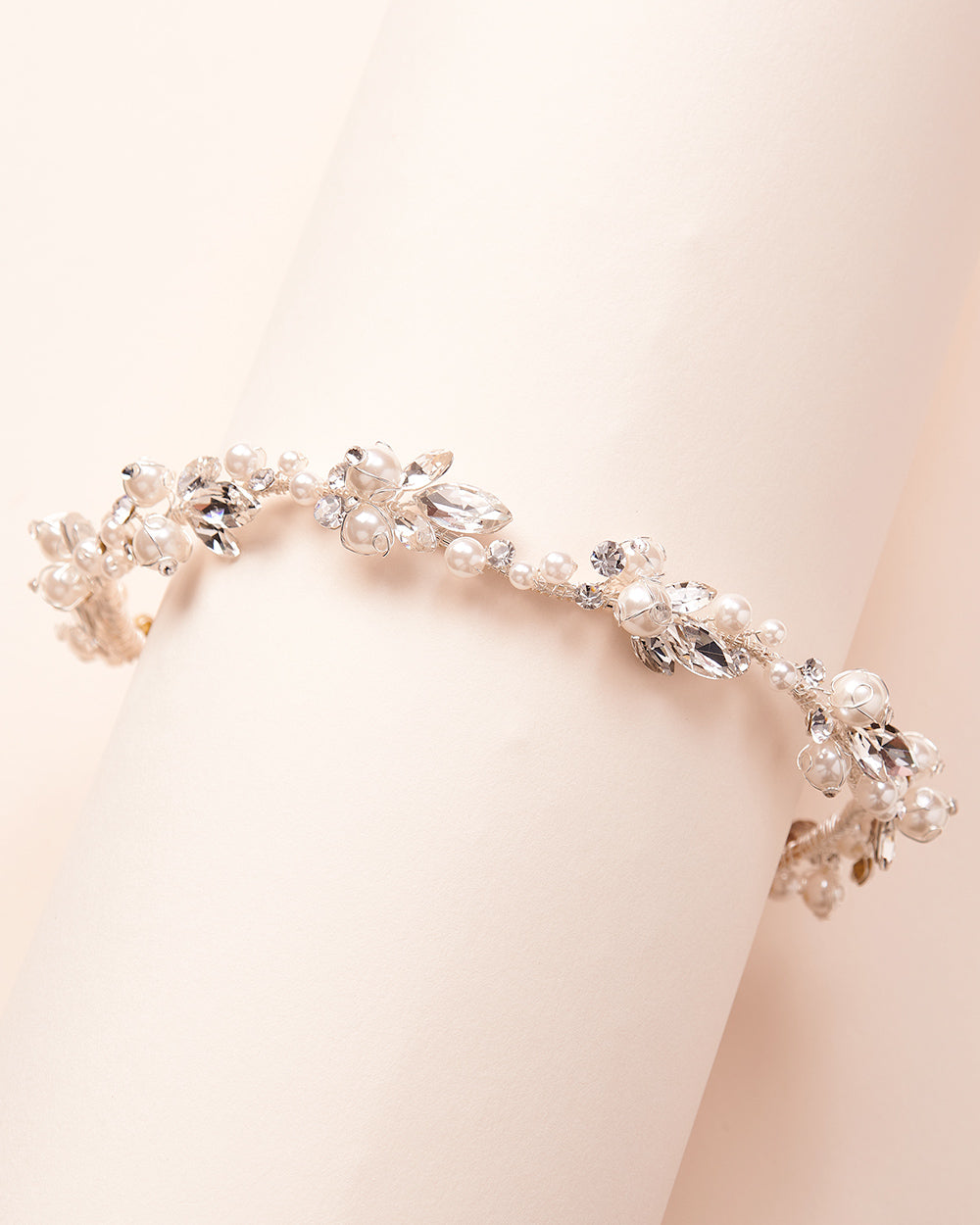 Samantha Pearl Headband - Shop Wedding Headpieces | Dareth Colburn
