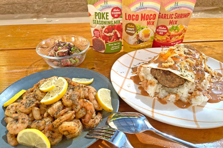 お土産で人気！「ハワイの人気料理が簡単に作れる2種類の調味料セット