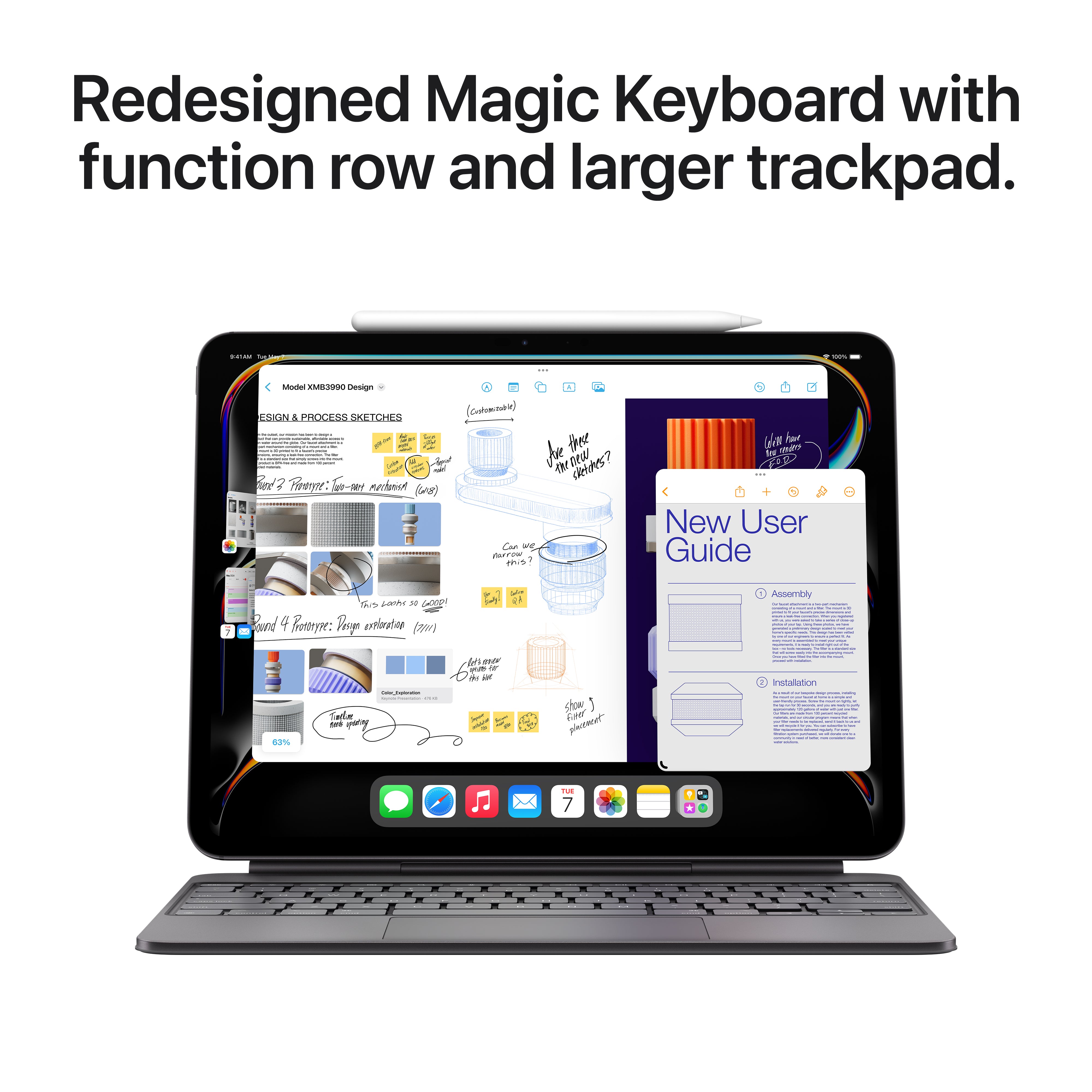 Apple 13-in iPad Pro (M4) Wi-Fi + Cellular 2TB with Standard Glass - S