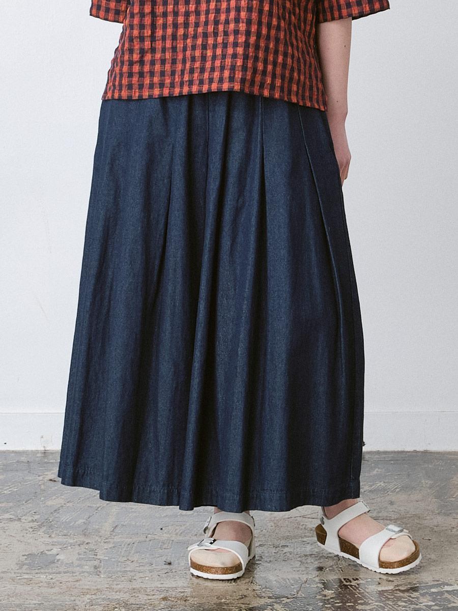 ガウチョパンツ ワンウォッシュデニム | パンツ9ブタケ | 【公式】D*g